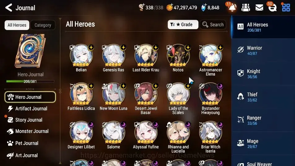 Epic Seven Accounts GLOBAL Unverif|EndGame|20ML(NOTOS,Salome,Rhiana&Lu image 6