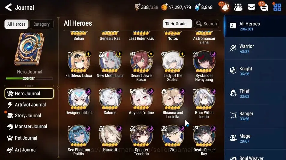 Epic Seven Accounts GLOBAL Unverif|EndGame|20ML(NOTOS,Salome,Rhiana&Lu image 7