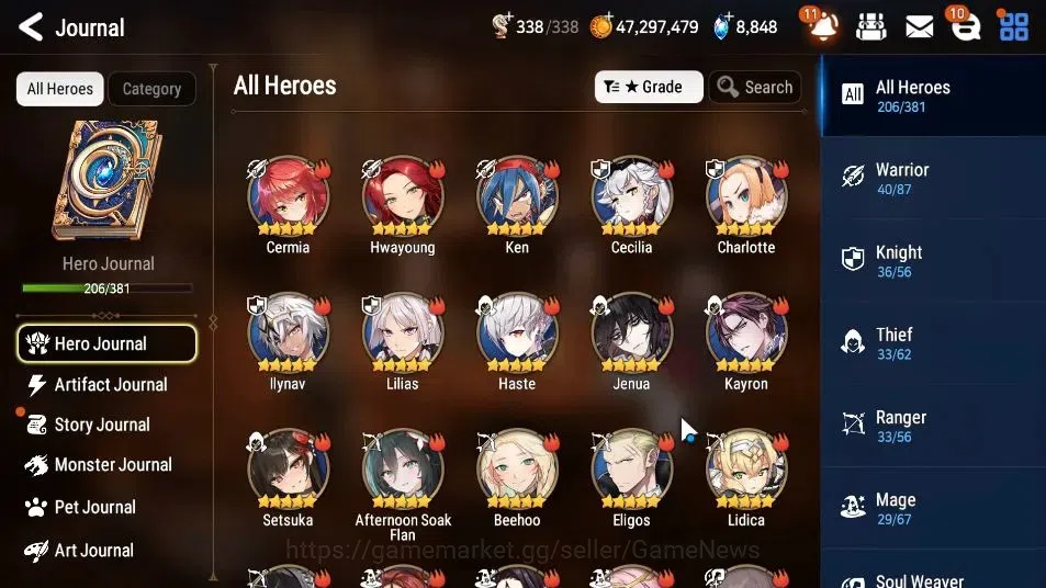 Epic Seven Accounts GLOBAL Unverif|EndGame|20ML(NOTOS,Salome,Rhiana&Lu image 8