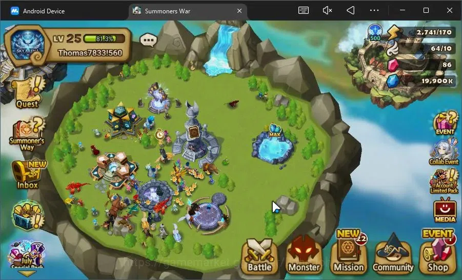Summoners War: Sky Arena Accounts Starter GLOBAL | NB 5 TESHAR,Starter Gacha 115 12Y+160 11Y Scrool, 3 Legendary All 1