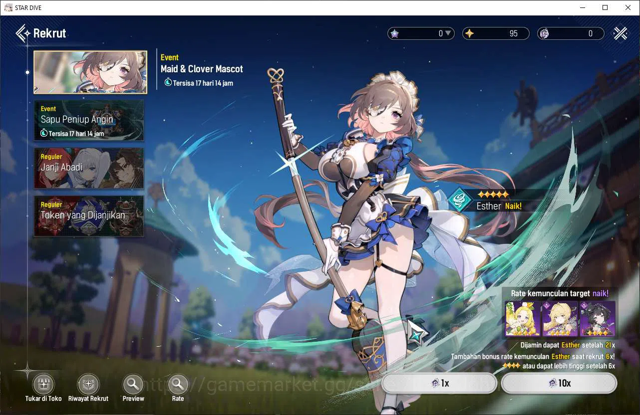 Mongil:Star Dive Accounts Global | Mid Game | Lv 29 | 2 SSR Flare, Ophelia | image 12