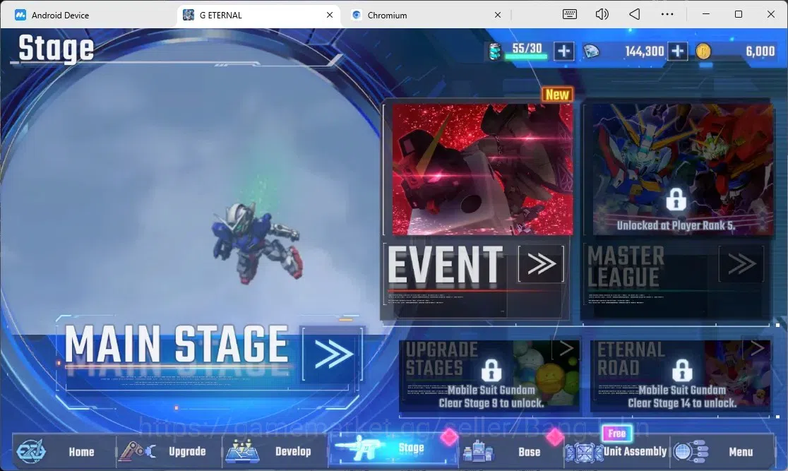 SD Gundam G Generation ETERNAL Accounts Global Rank 1 | FreshStory | 100+K Diamond, Selector Banner On, 9Gundam SSR+ 1Supp 5
