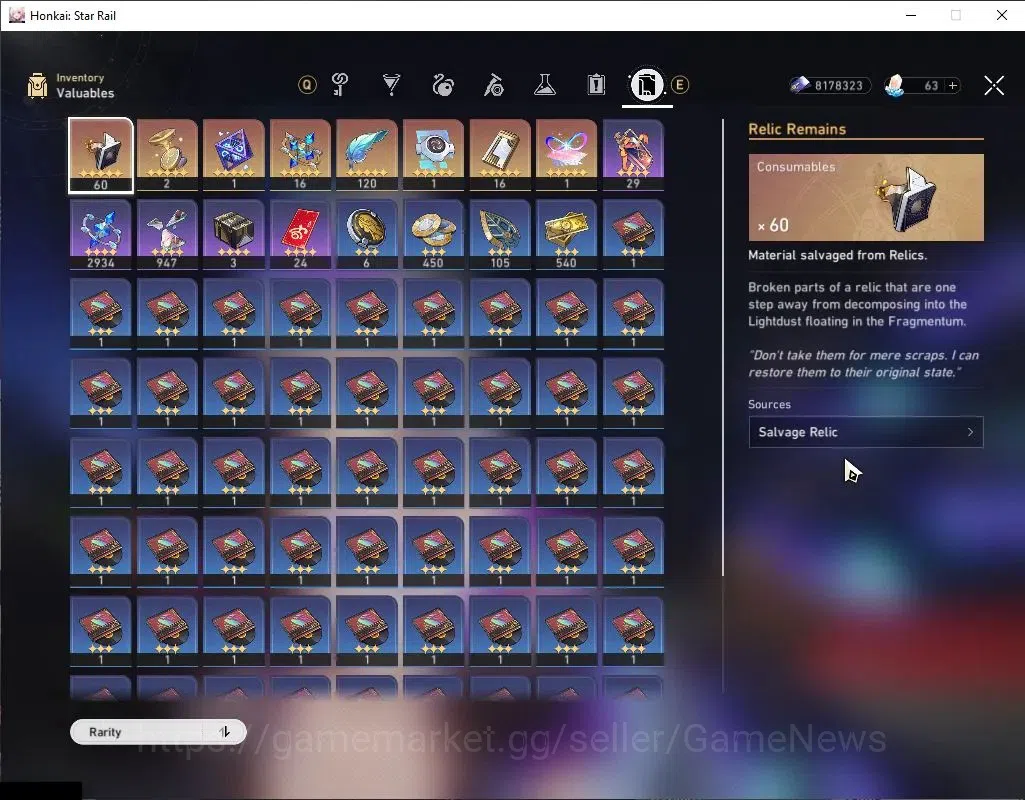 Honkai Star Rail Accounts ASIA|Free ZZZ|TL 65|Elation Team|10 Limited|Silver image 11