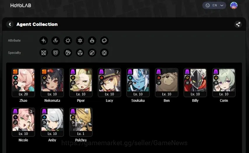 Honkai Star Rail Accounts ASIA|Free ZZZ|TL 65|Elation Team|10 Limited|Silver image 16