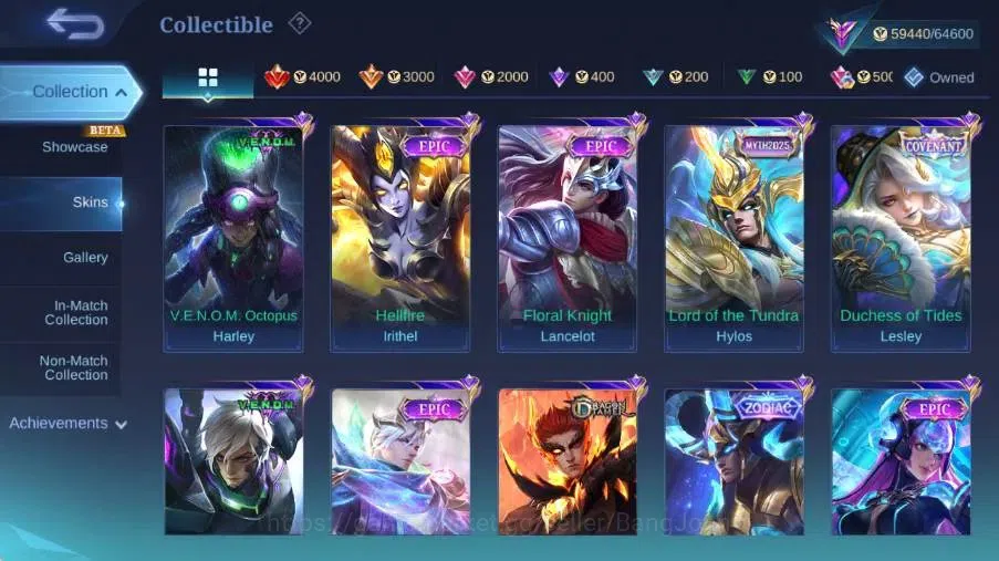 Mobile Legends: Bang Bang Accounts Global|Skin 232|Renowned|KOF Karina,PRIME Claude,S image 10