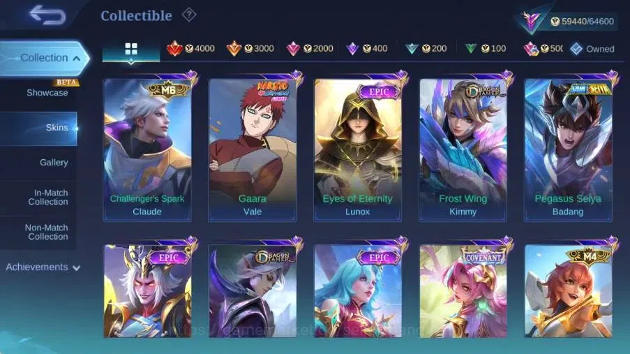 Mobile Legends: Bang Bang Accounts Global|Skin 232|Renowned|KOF Karina,PRIME Claude,S image 12
