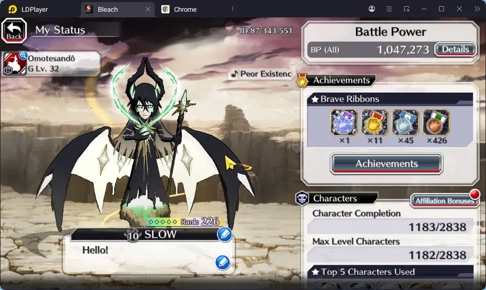 Bleach: Brave Souls Accounts High-End Global| 1M BP+62K Orb | End Game | 8K AccTicket | Gremmy TYBW26 | Ulquioraa 11th 1