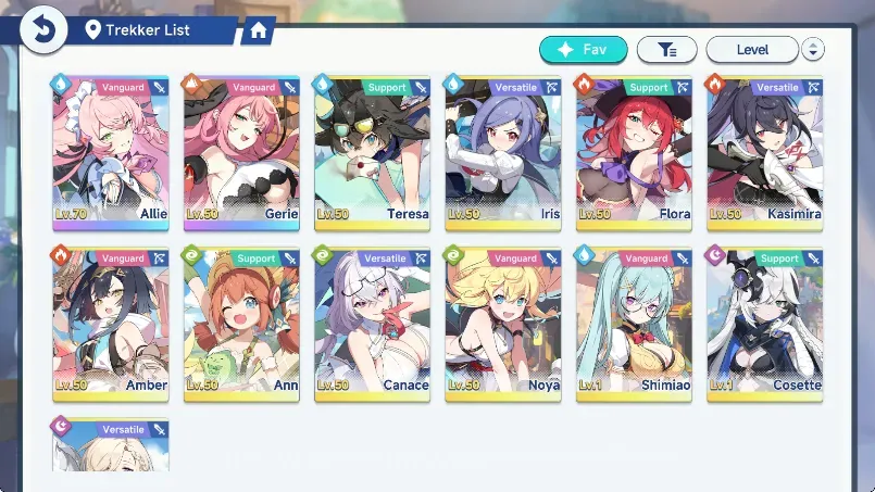 Stella Sora Accounts Global Lv 22|33,745 Stellanite|2 SSR 1 Limited|( Allie +Sign, Gerie )|1 SSR n Disc Selector|18 Ceru 1