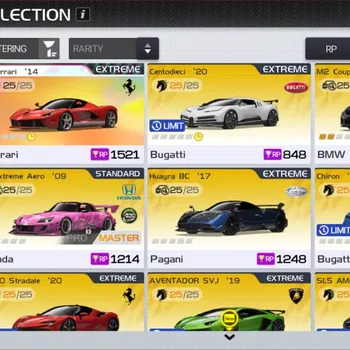 Racing Master Accounts SEA|Lvl 11| 1 Prime Legend ( LaFerrari '14 ) +43 Etc Cars | 2465 DM | Log NetEase | Take Email