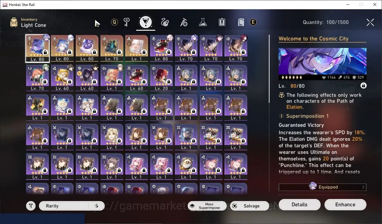 Honkai Star Rail Accounts End Game Asia|TL 66|10 Limited|2 PremTeam|(SW LV999 E2,Yao Guang)+Sign Sparxie,Hysilens,B 6