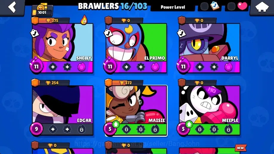 Brawl Stars Accounts Global | 1001 Thropy|16 Brawler|3 Max Lv + Hyperch image 5