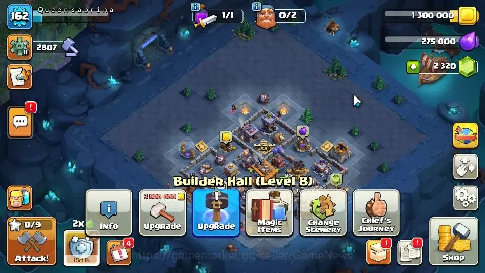 Clash of Clans Accounts LV 162|TH 13 MAX-BH 8|HH 7|Limited Skin|BK 63,AQ 7 image 7