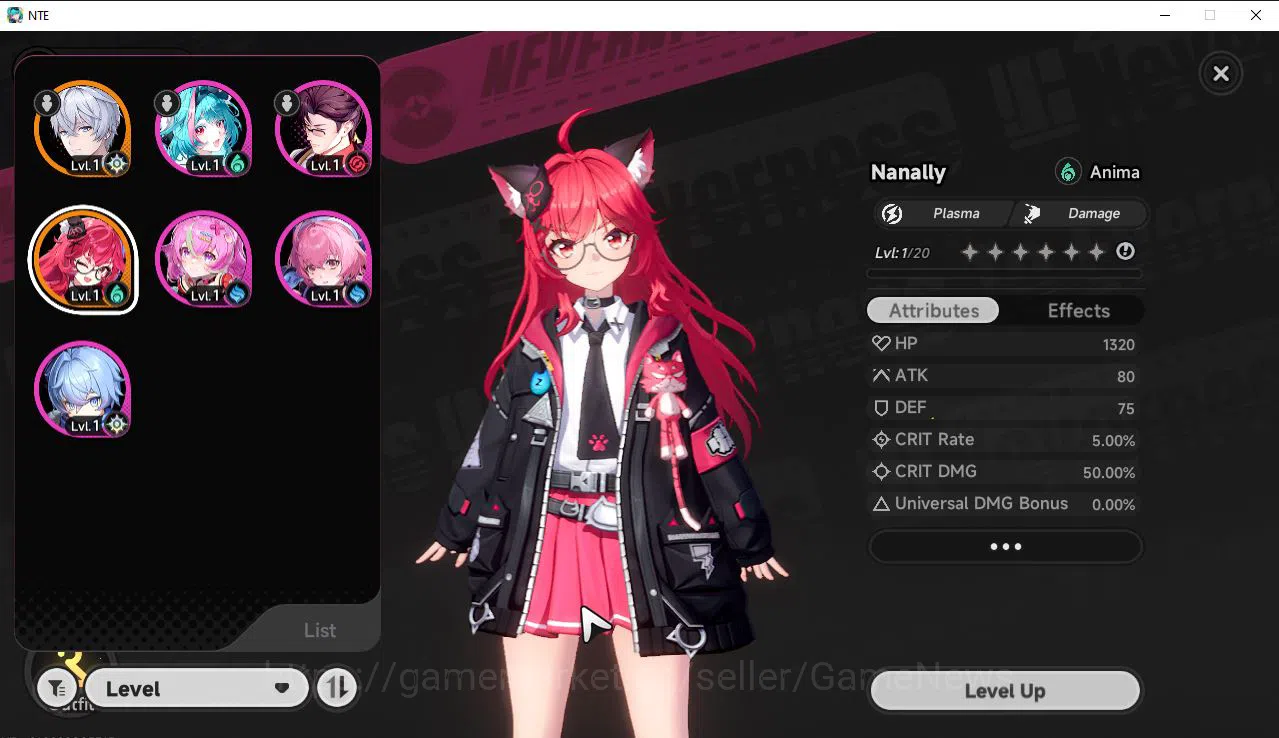 Neverness to Everness Accounts GLOBAL EU |HL 3| 1 SSR Limited Nanally | 5 SR [Min image 1
