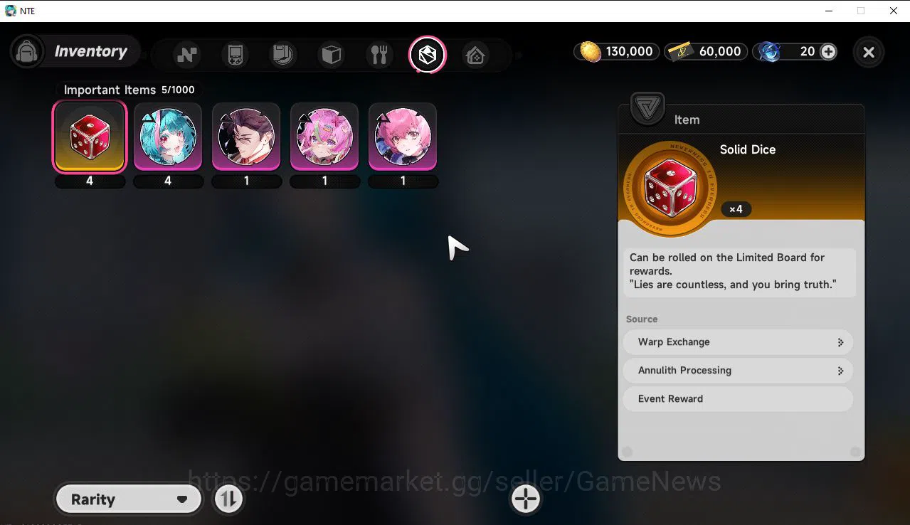 Neverness to Everness Accounts GLOBAL EU |HL 3| 1 SSR Limited Nanally | 5 SR [Min image 6