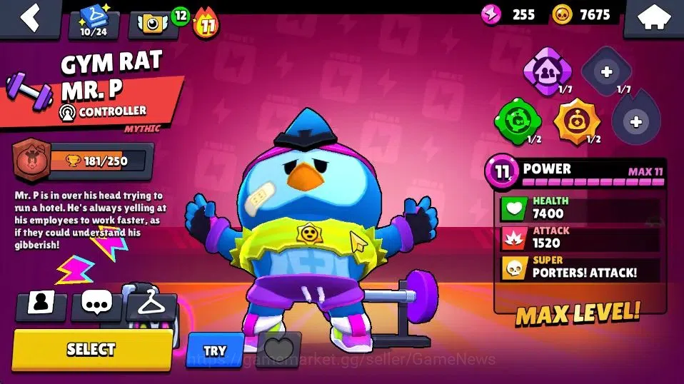 Brawl Stars Accounts 2285 Trophy|9,6K Bling|30 Brawlers 5 Max Lvl [Mr P image 18