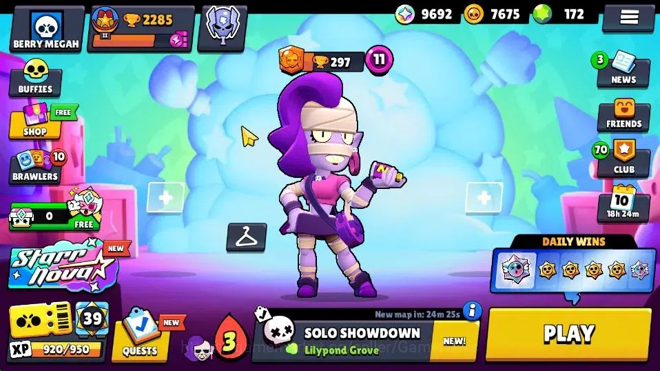 Brawl Stars Accounts 2285 Trophy|9,6K Bling|30 Brawlers 5 Max Lvl [Mr P image 3
