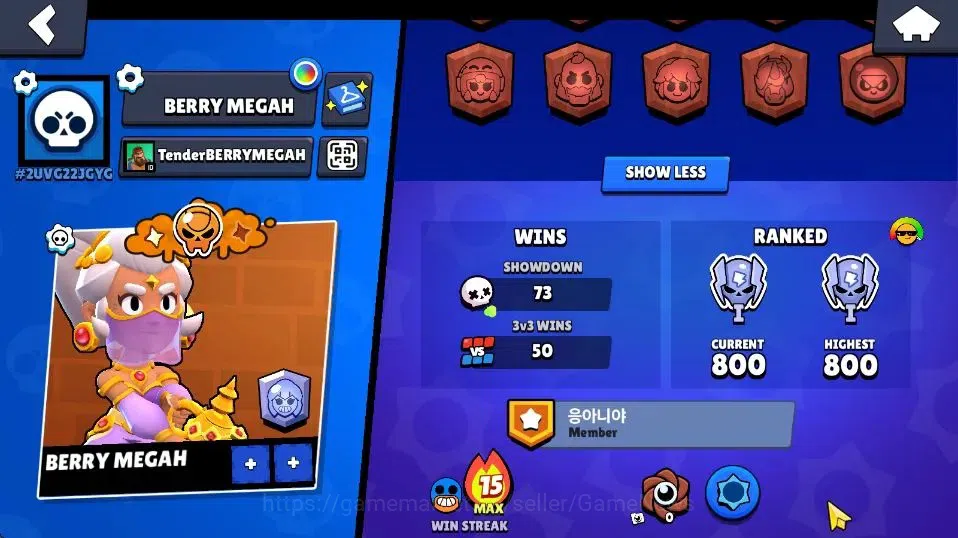 Brawl Stars Accounts 2285 Trophy|9,6K Bling|30 Brawlers 5 Max Lvl [Mr P image 4