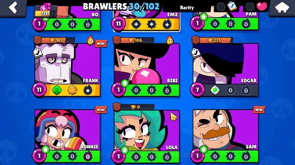 Brawl Stars Accounts 2285 Trophy|9,6K Bling|30 Brawlers 5 Max Lvl [Mr P image 7