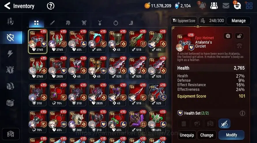 Epic Seven Accounts Global Unverif|10ML (Zio, Setsuka, Ruele, S.E.Celi image 11