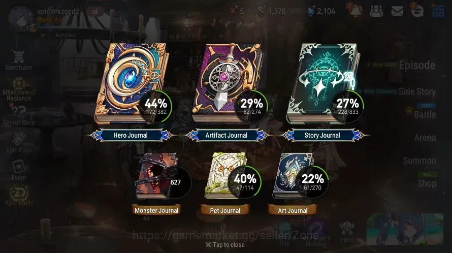 Epic Seven Accounts Global Unverif|10ML (Zio, Setsuka, Ruele, S.E.Celi image 2
