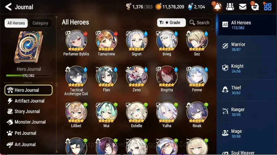 Epic Seven Accounts Global Unverif|10ML (Zio, Setsuka, Ruele, S.E.Celi image 5