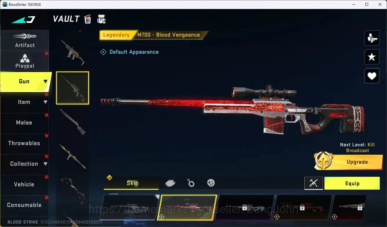 Blood Strike Accounts ASIA | Ultra Melee Lightblade - Dark Force | Legen image 2