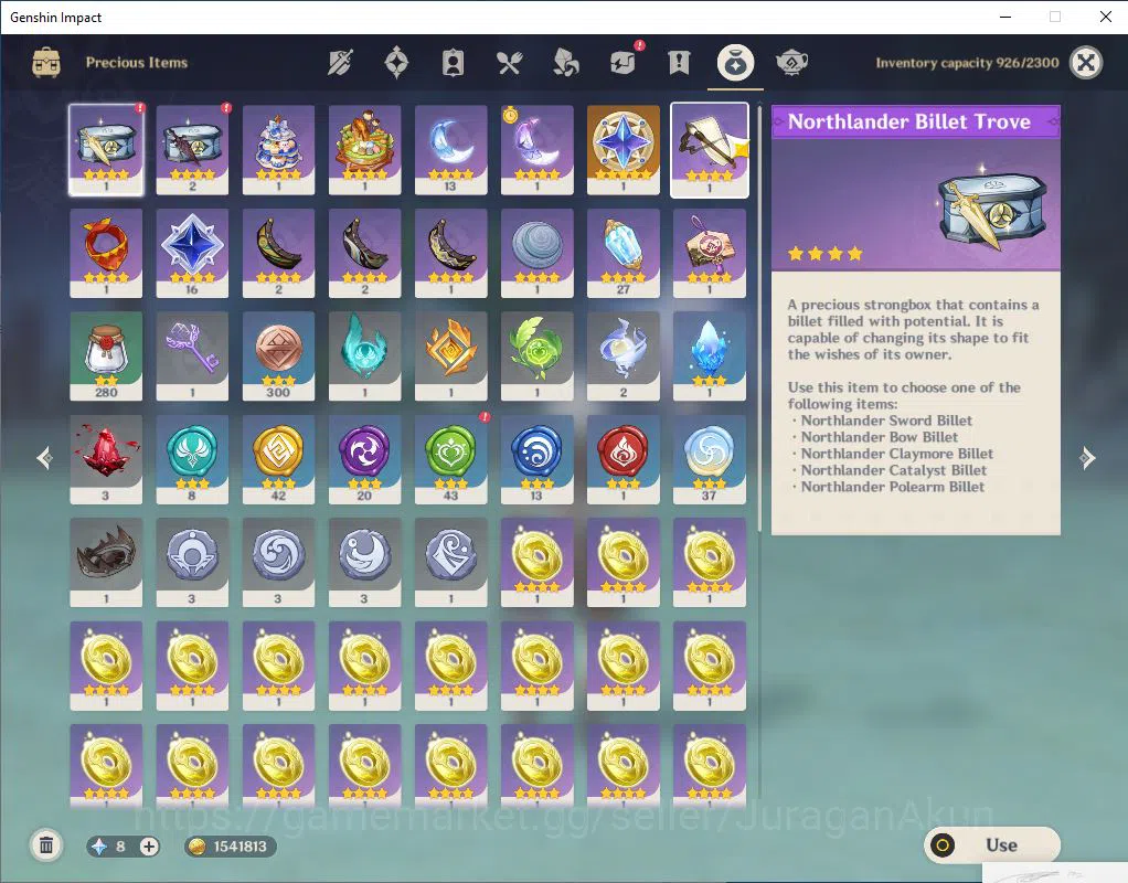 Genshin Impact Accounts SIA | 58AR | 8 Limited +2Limited (*5Weapon) |Raide image 11