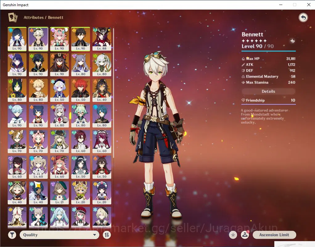 Genshin Impact Accounts SIA | 58AR | 8 Limited +2Limited (*5Weapon) |Raide image 3