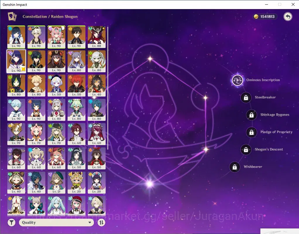 Genshin Impact Accounts SIA | 58AR | 8 Limited +2Limited (*5Weapon) |Raide image 4