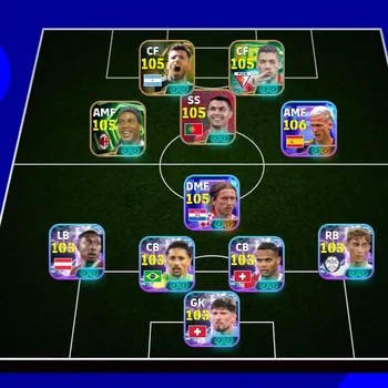 eFootball Accounts Legends & Iconic Players EFOOTBALL COLECTIVE 3221+ | NEW CARD COLE PALMER,LUKA MODRIC,RONALDO