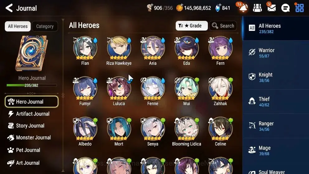 Epic Seven Accounts Collaboration Hero ASIA Verif|20ML(EIlynav,DK Sharun,Belian,Zio,Etc)+Collab 12