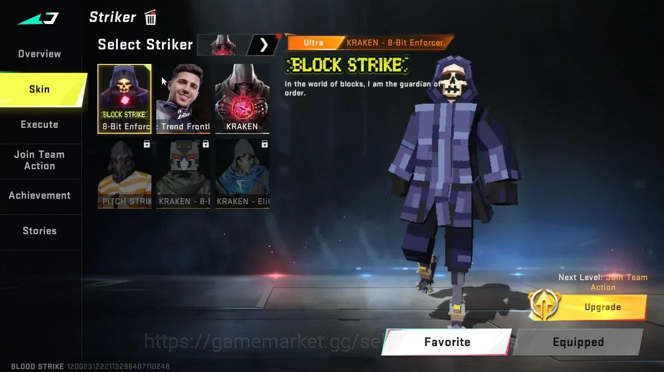 Blood Strike Accounts Collab Skin ASIA|ETERNAL MP7-Burning lv3,DEagle-Scorpius|Collab TR [JACK-Takemichi]|Enzo [KRAKEN]|7DS 10