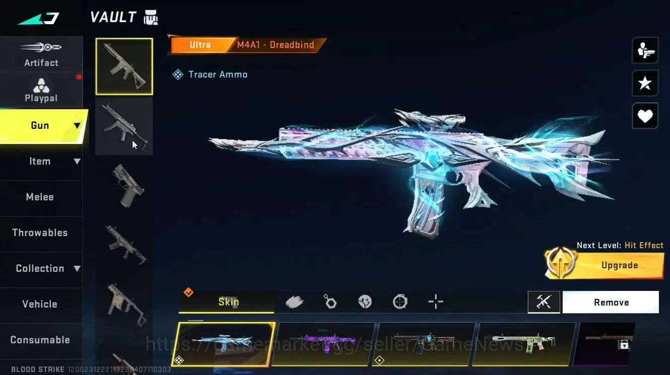 Blood Strike Accounts Collab Skin ASIA|ETERNAL MP7-Burning lv3,DEagle-Scorpius|Collab TR [JACK-Takemichi]|Enzo [KRAKEN]|7DS 17