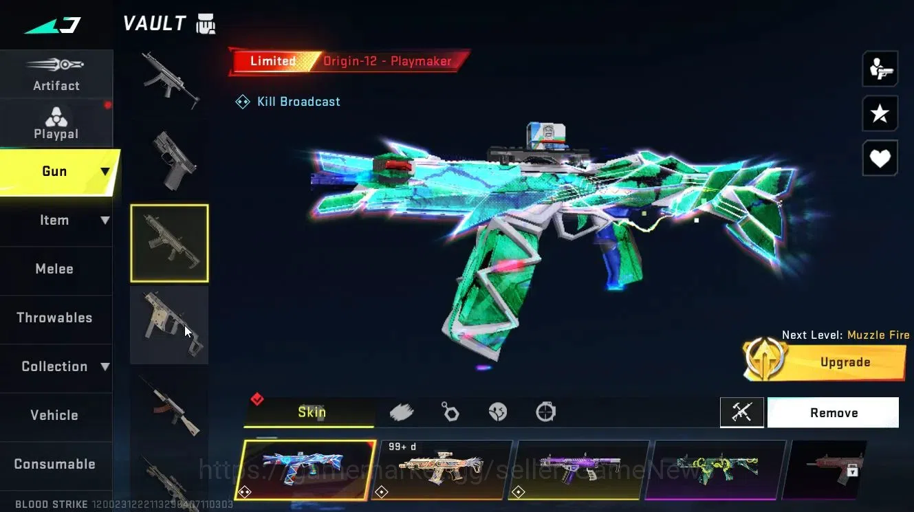 Blood Strike Accounts Collab Skin ASIA|ETERNAL MP7-Burning lv3,DEagle-Scorpius|Collab TR [JACK-Takemichi]|Enzo [KRAKEN]|7DS 19