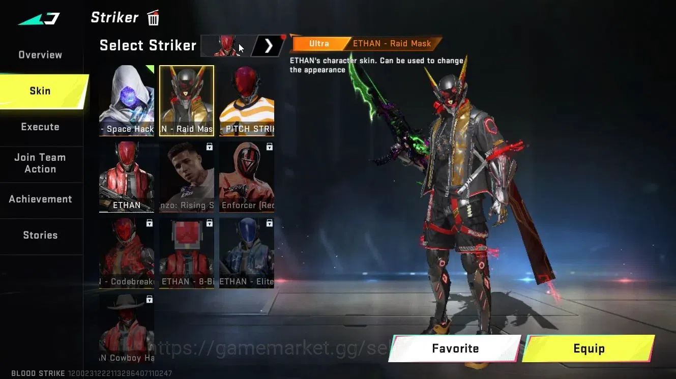 Blood Strike Accounts Collab Skin ASIA|ETERNAL MP7-Burning lv3,DEagle-Scorpius|Collab TR [JACK-Takemichi]|Enzo [KRAKEN]|7DS 7