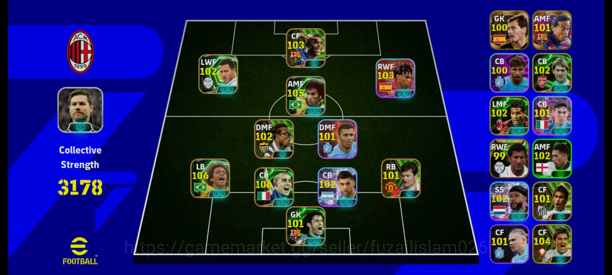 eFootball Accounts Legends & Iconic Players eFootball Dream Team | Old account many legend player available | Safe Account 1