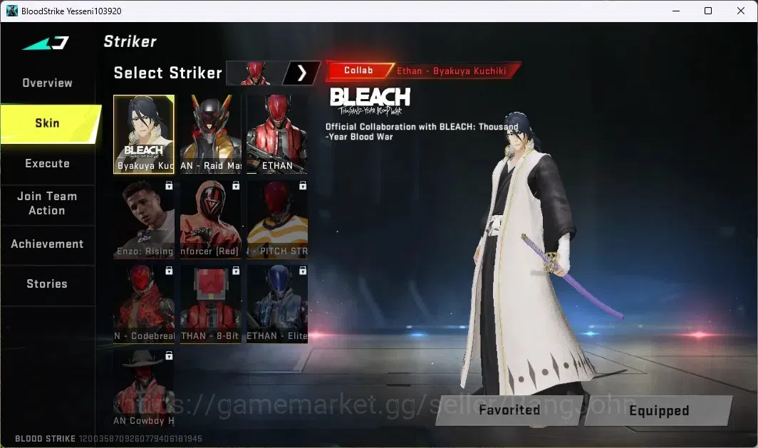 Blood Strike Accounts ASIA | ULTRA MELEE: Katar-Claw of Oblivion|ULTRA G image 11