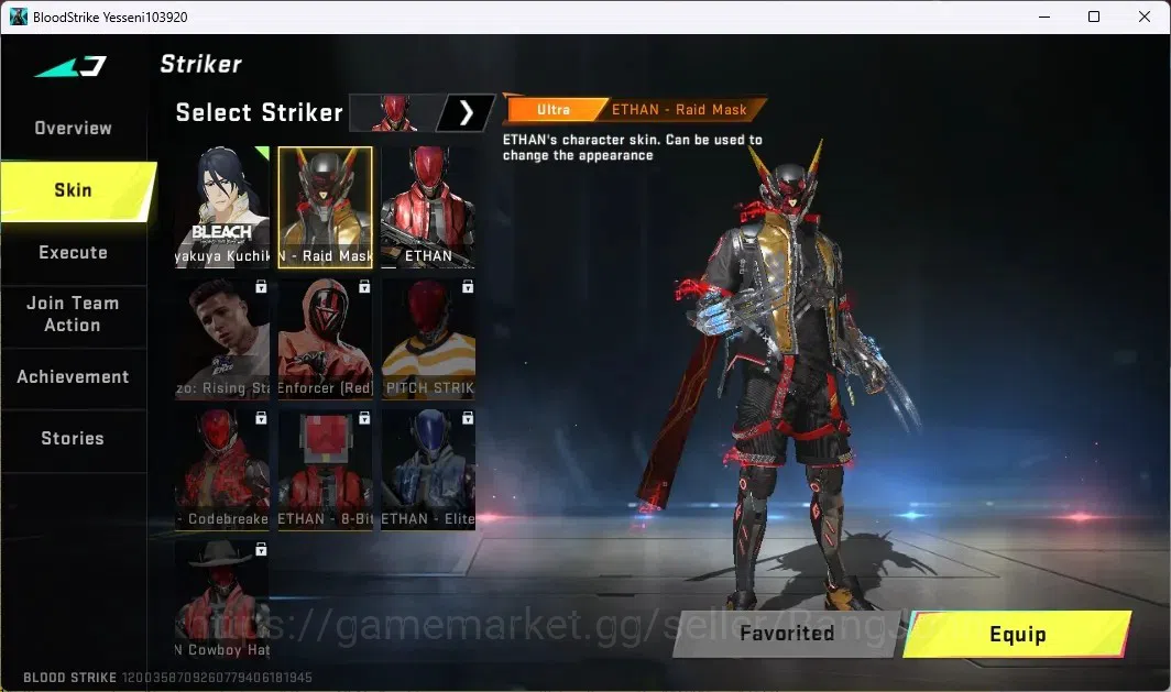 Blood Strike Accounts ASIA | ULTRA MELEE: Katar-Claw of Oblivion|ULTRA G image 12