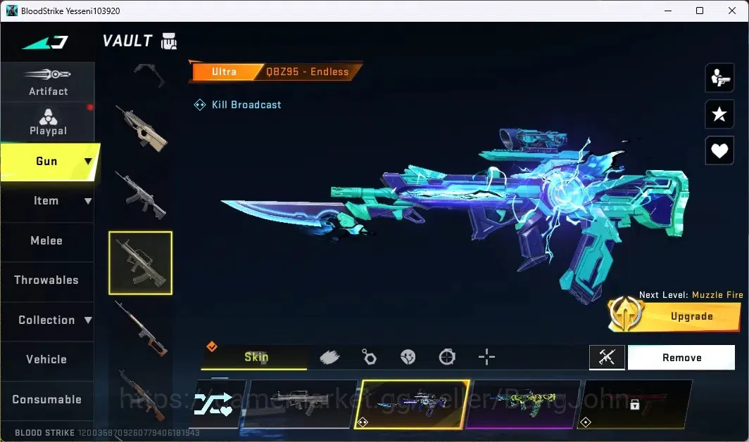Blood Strike Accounts ASIA | ULTRA MELEE: Katar-Claw of Oblivion|ULTRA G image 2