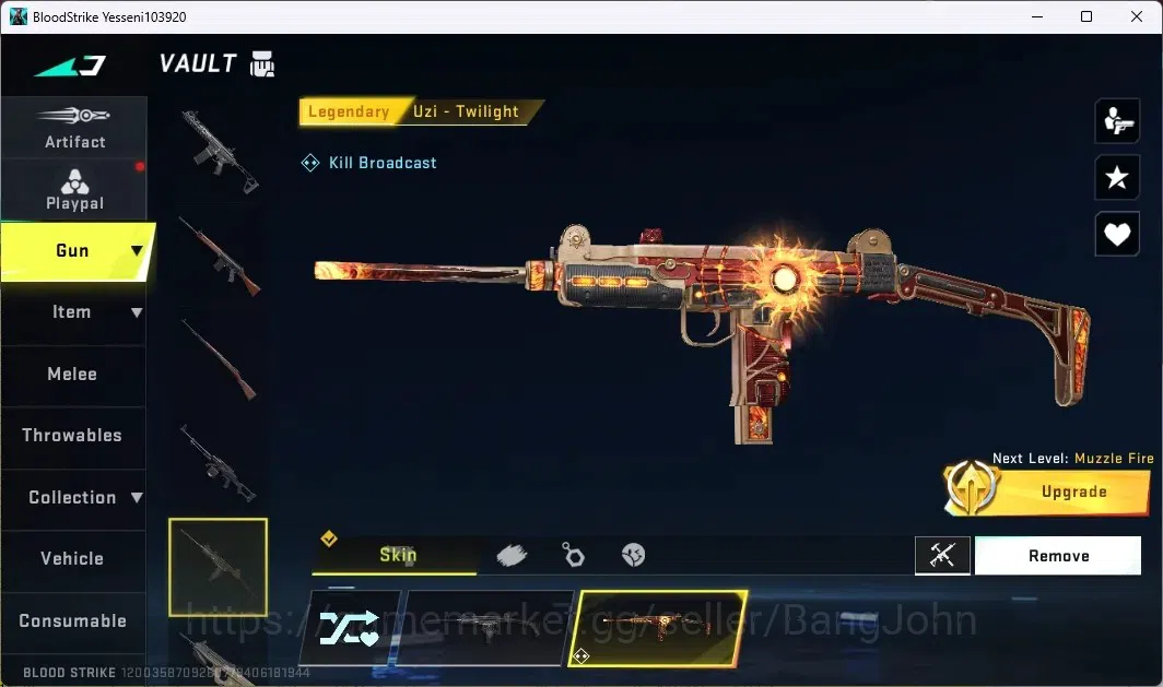 Blood Strike Accounts ASIA | ULTRA MELEE: Katar-Claw of Oblivion|ULTRA G image 3