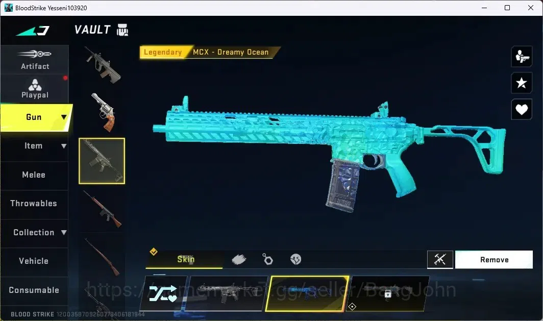Blood Strike Accounts ASIA | ULTRA MELEE: Katar-Claw of Oblivion|ULTRA G image 4