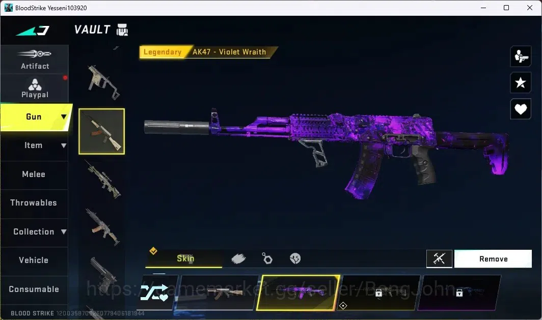 Blood Strike Accounts ASIA | ULTRA MELEE: Katar-Claw of Oblivion|ULTRA G image 7