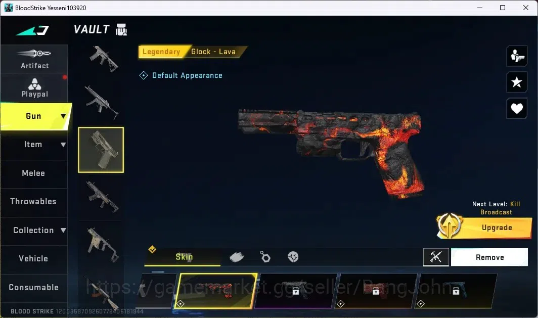 Blood Strike Accounts ASIA | ULTRA MELEE: Katar-Claw of Oblivion|ULTRA G image 8