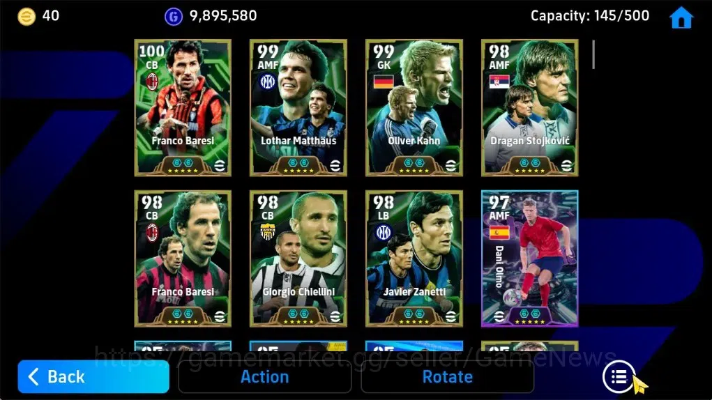 eFootball Accounts Android|Franco Baresi,Lothar Mattaus,Oliver Kahn,G image 17