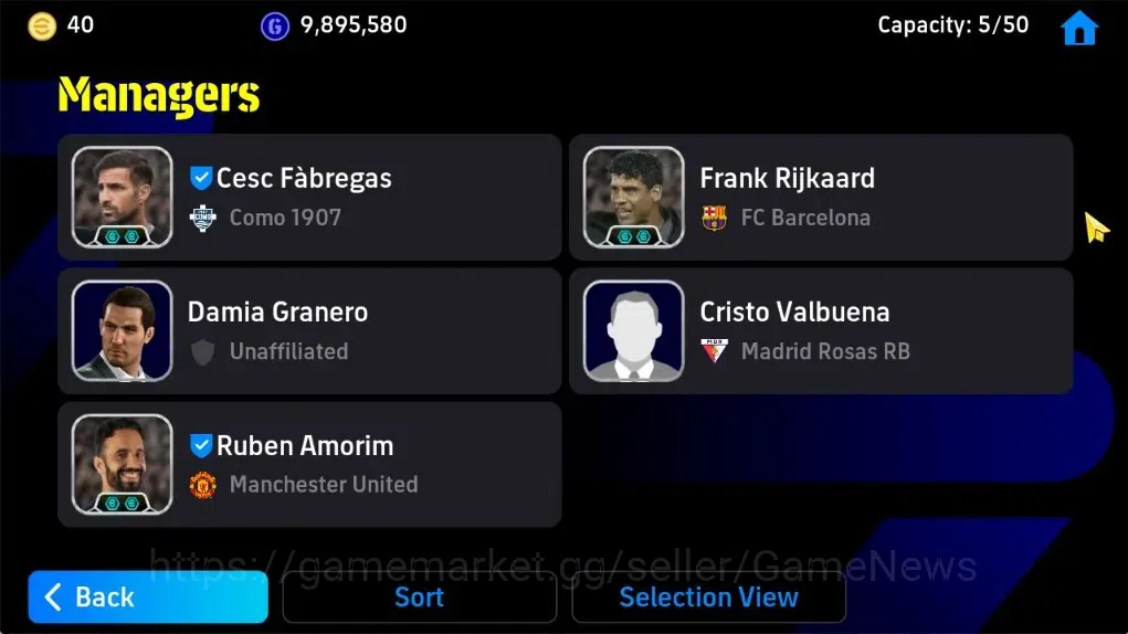 eFootball Accounts Android|Franco Baresi,Lothar Mattaus,Oliver Kahn,G image 4