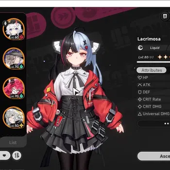 Neverness to Everness Accounts GLOBAL SEA|HL 51|TL 33| 10 S-Class 4 Limited [(LacrimosaA2,HotoriA1+Skin,Shinku),Nanally]| 4