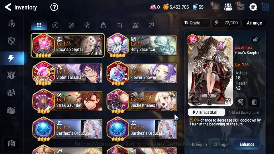 Epic Seven Accounts GLOBAL UnVerif|New Era|2 ML(Rhiana&Luciel,Fallen C image 16