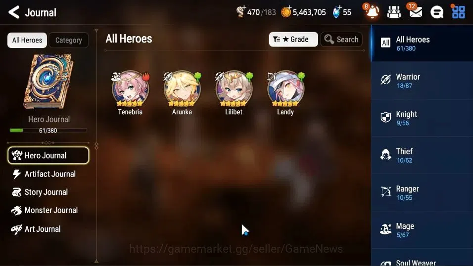 Epic Seven Accounts GLOBAL UnVerif|New Era|2 ML(Rhiana&Luciel,Fallen C image 7