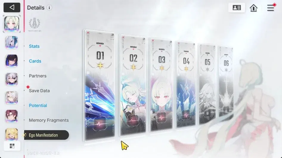 Chaos Zero Nightmare Accounts GLOBAL Lv 55|1,6K Crys|7 SSR[(HeidemarieM4,Nine,Or image 5