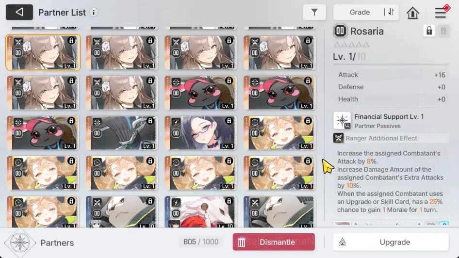 Chaos Zero Nightmare Accounts GLOBAL Lv 55|1,6K Crys|7 SSR[(HeidemarieM4,Nine,Or image 8
